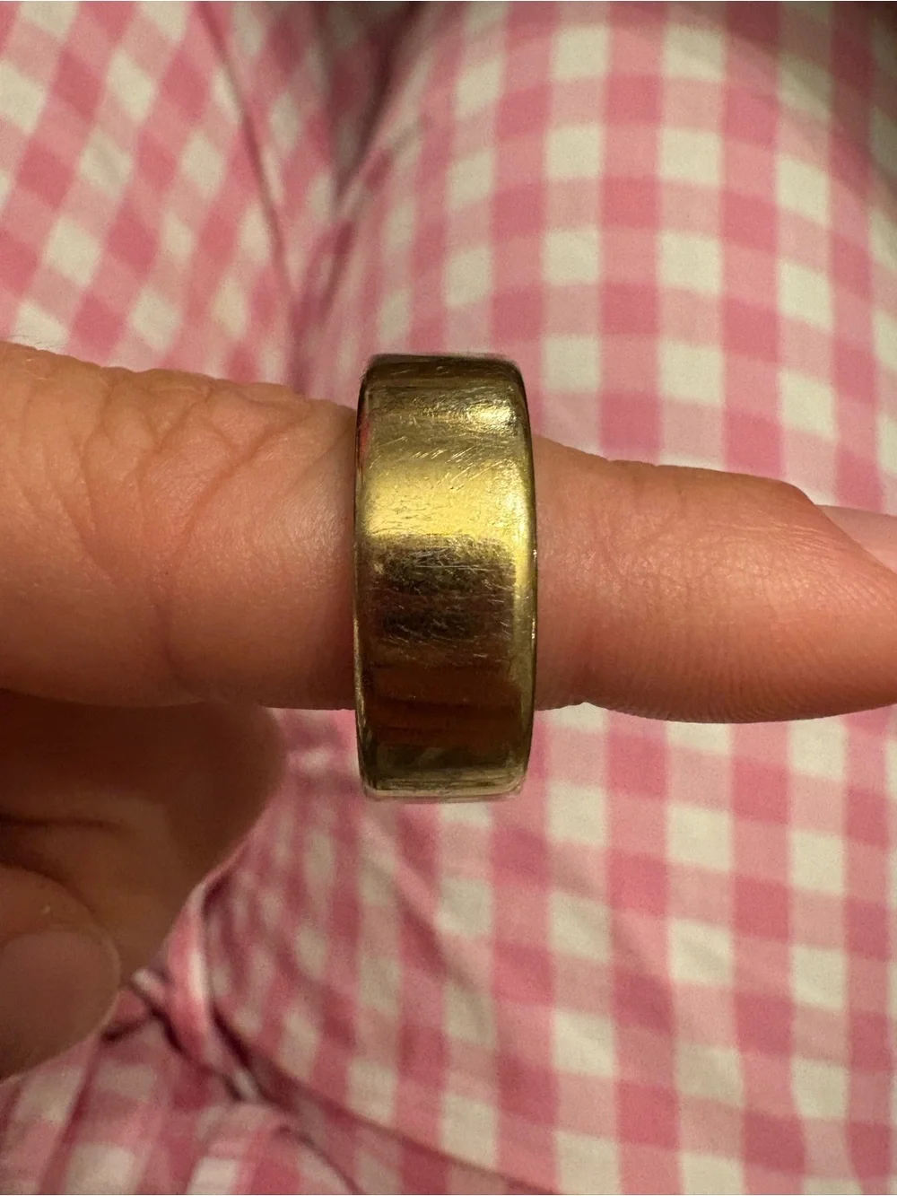 Oura Ring 4 Smart Ring — Gold Finish with Silver Interior